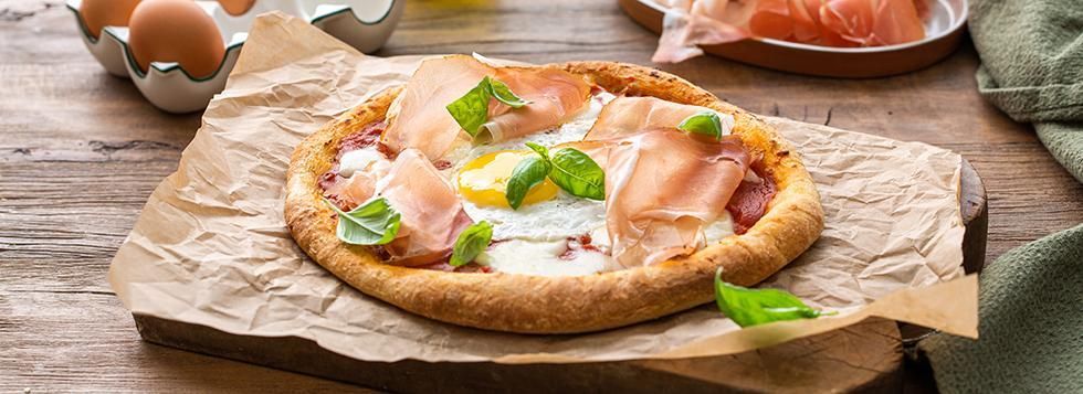 Pizza bismarck