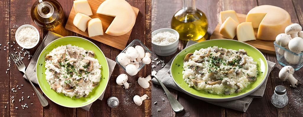 Risotto ai funghi champignon