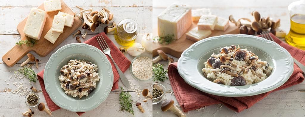 Risotto ai funghi chiodini