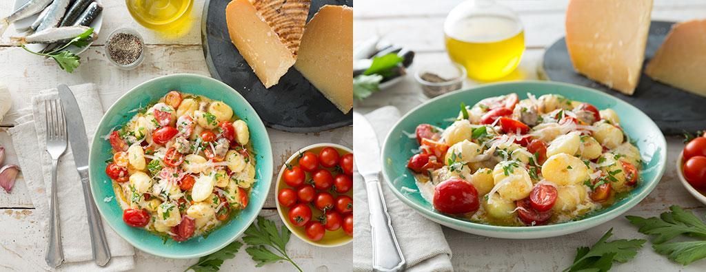 gnocchi alici pecorino