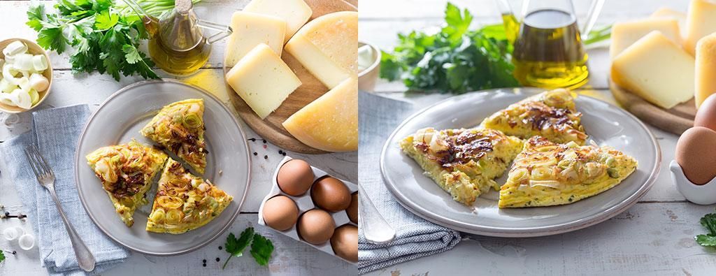 frittata di porri