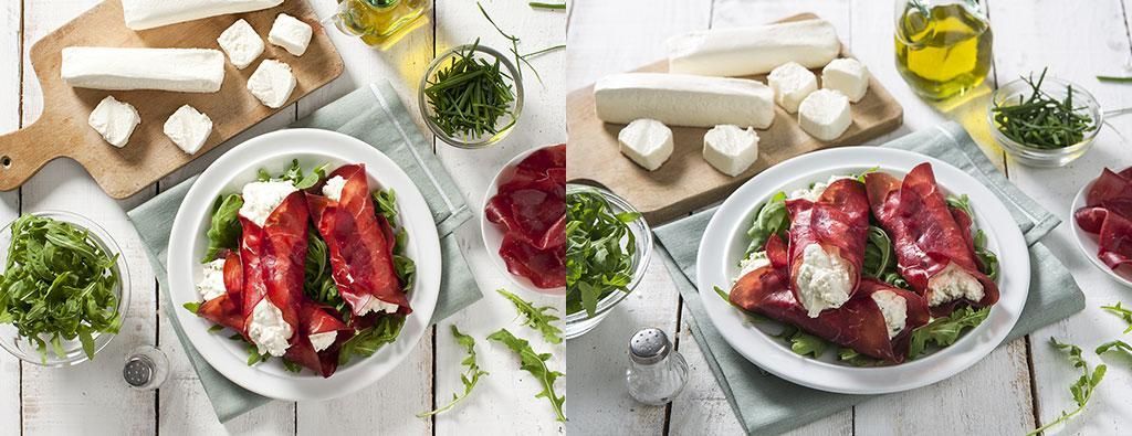 involtini bresaola e formaggio