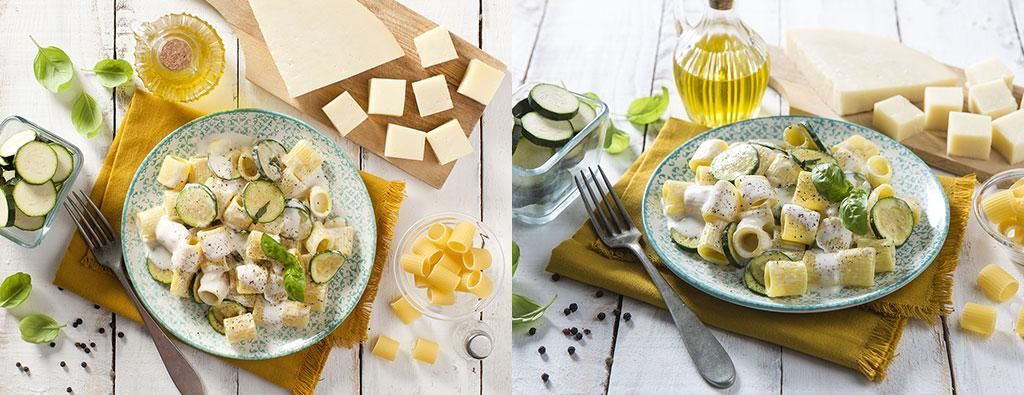 pasta con provolone