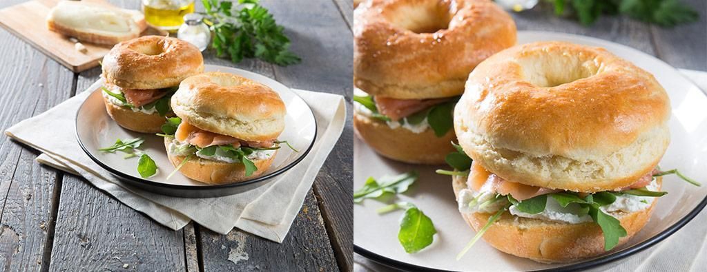 Ciambelline taleggio salmone