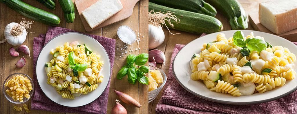 fusilli zucchine taleggio