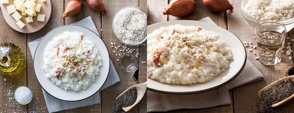 Risotto speck e provolone