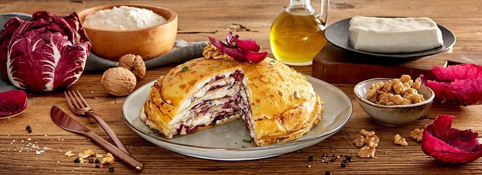 Torta di crespelle salata