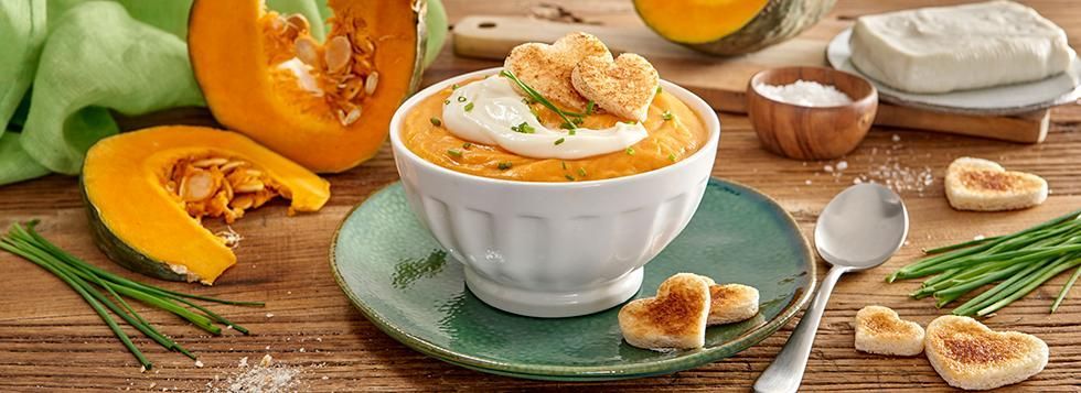 Vellutata di zucca e certosa