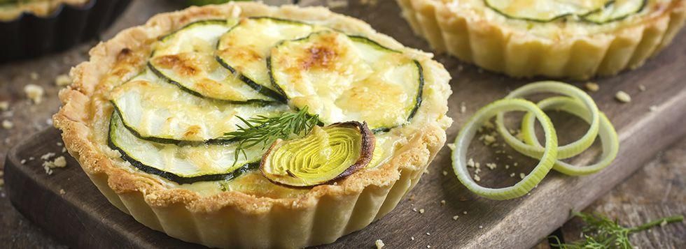 Torta salata di zucchine