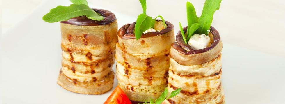 Spiedini di melanzane con Galbanino