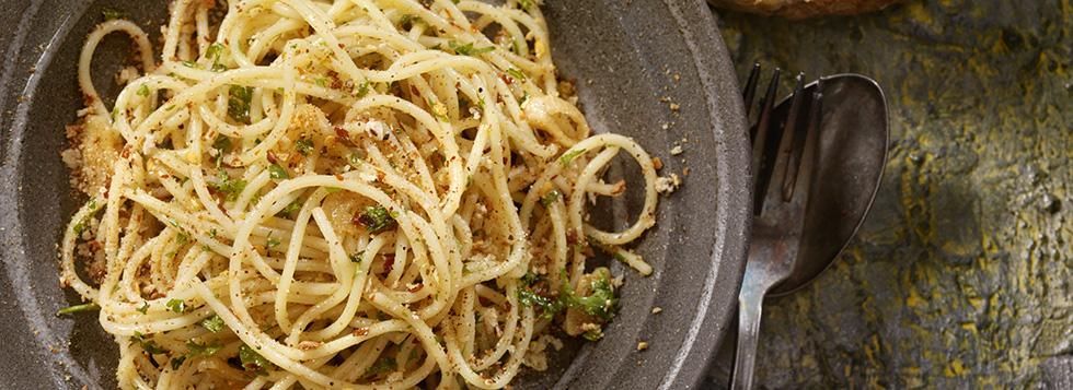 Spaghetti aglio, olio e peperoncino
