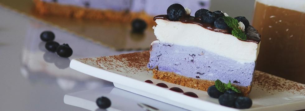 Cheesecake blu