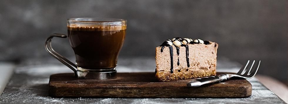Cheesecake al caffè con yogurt greco