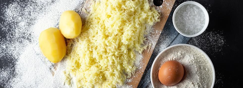 Impasto per la pizza con le patate