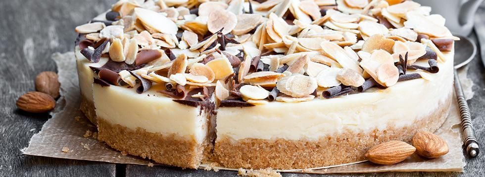 Cheesecake alle mandorle
