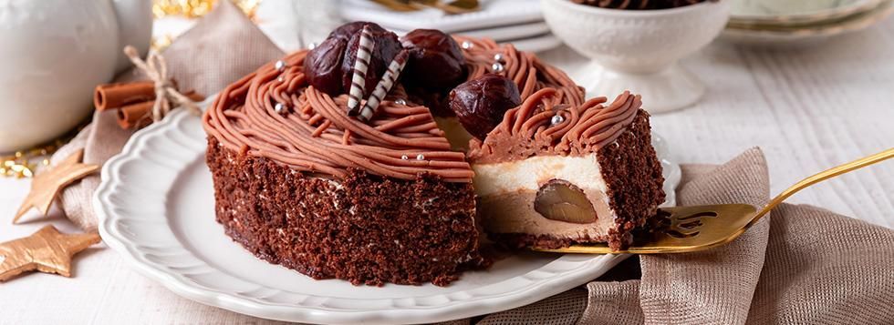 Cheesecake ai marrons glacés