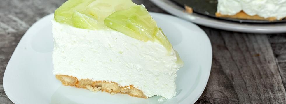 Cheesecake al melone bianco