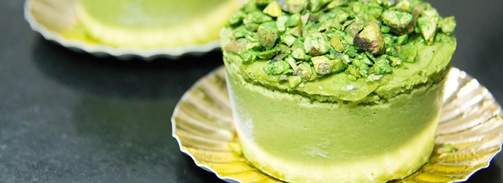Mini cheesecake al pistacchio