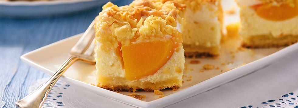 Cheesecake pesche e amaretti