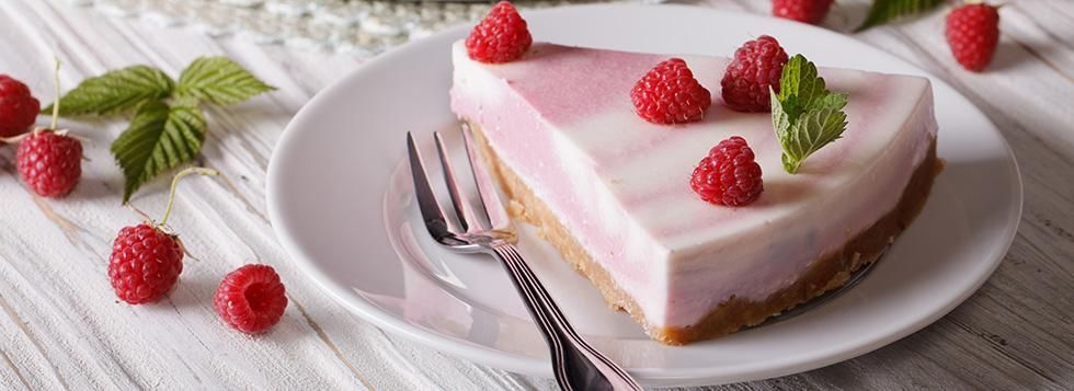 Cheesecake rosa