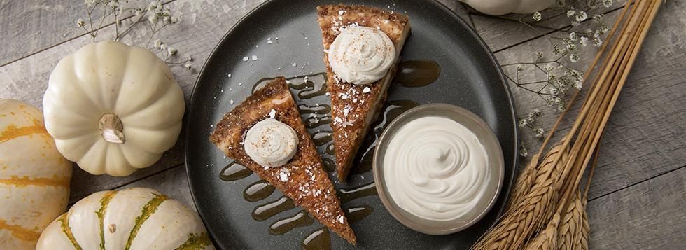 Cheesecake con sciroppo d'acero