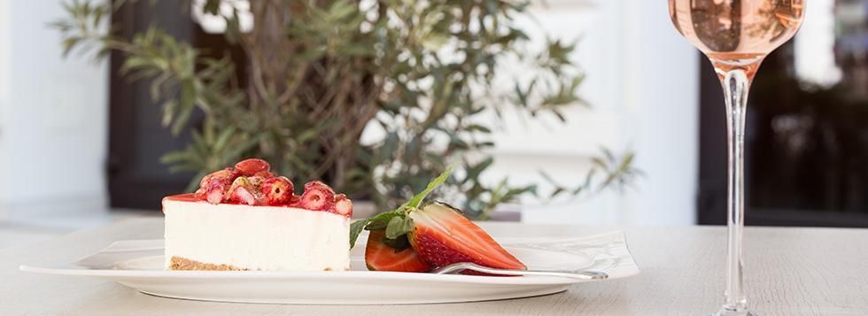 Cheesecake allo spumante