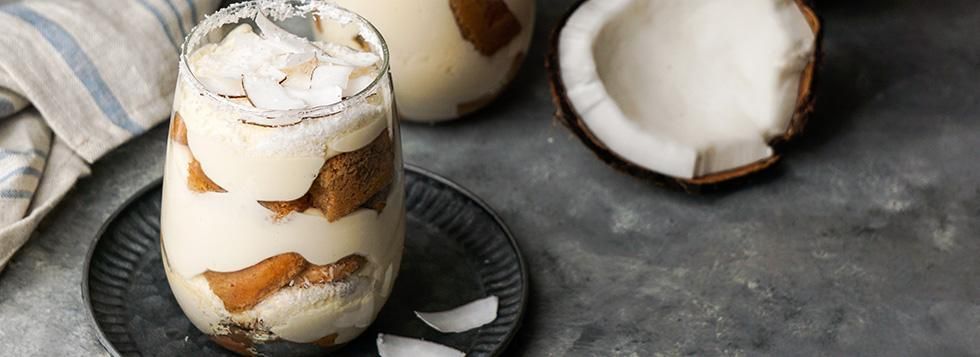 Tiramisù cocco e cioccolato