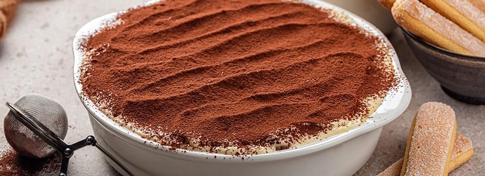 Tiramisù con riso soffiato