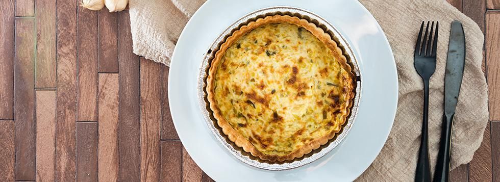 Torta salata con baccalà e patate