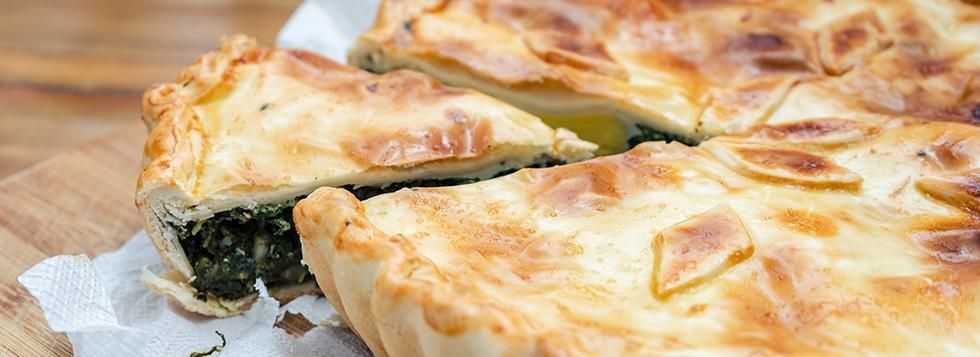Torta salata con bietole e scamorza