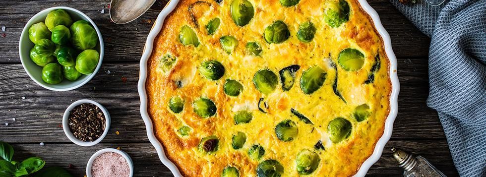 Torta salata con broccoletti di Bruxelles