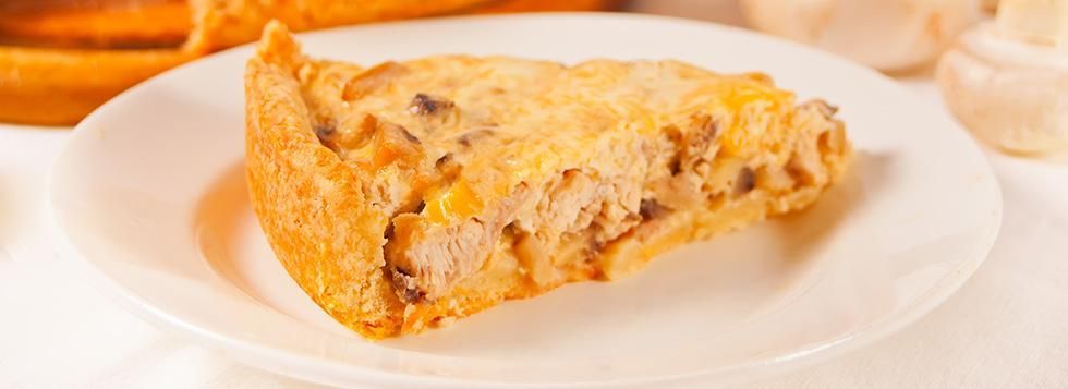 Torta salata con pollo e ricotta