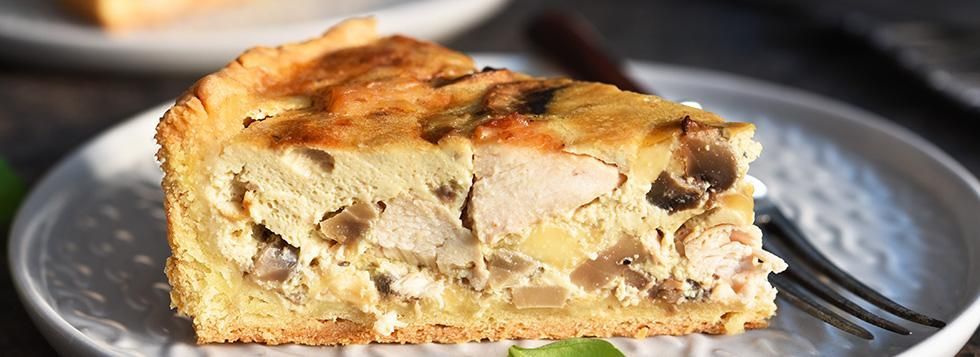Torta salata con pollo