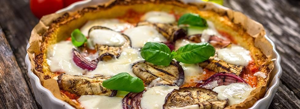 Torta salata con tonno e melanzane