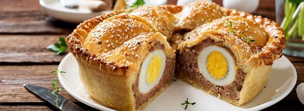 Torta salata con tonno e uova