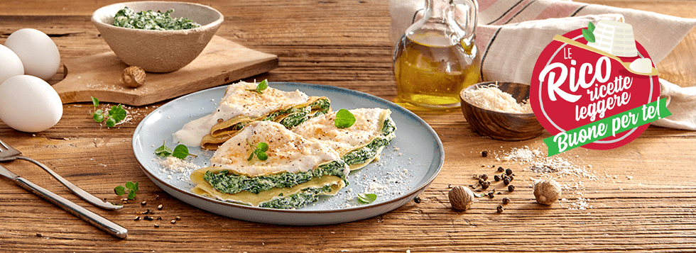 Crespelle ricotta e spinaci