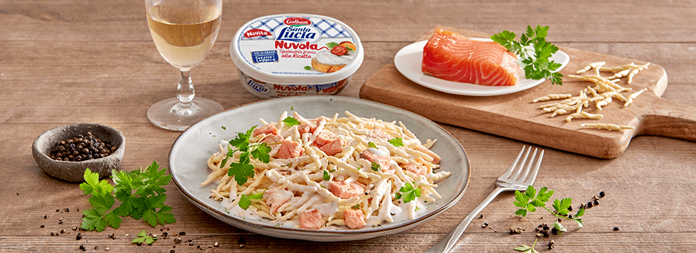 Trofie al salmone