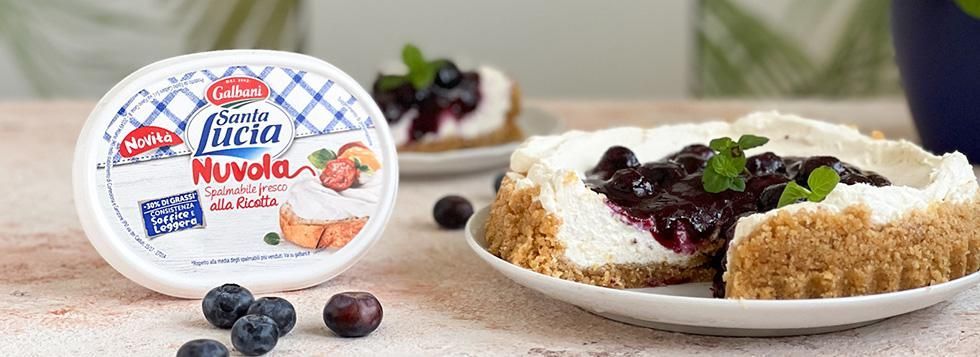Cheesecake ai mirtilli