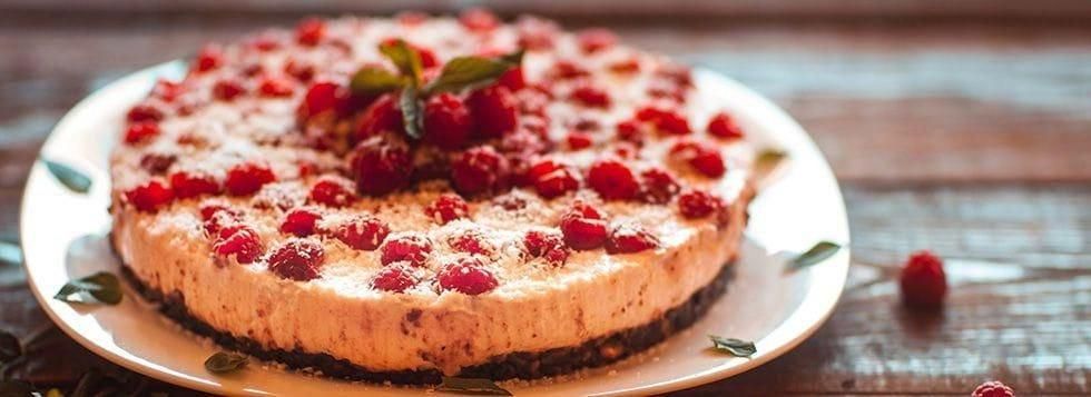 cheesecake ai lamponi