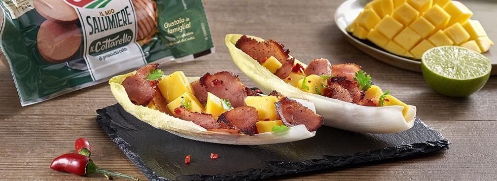 Mini tacos di indivia