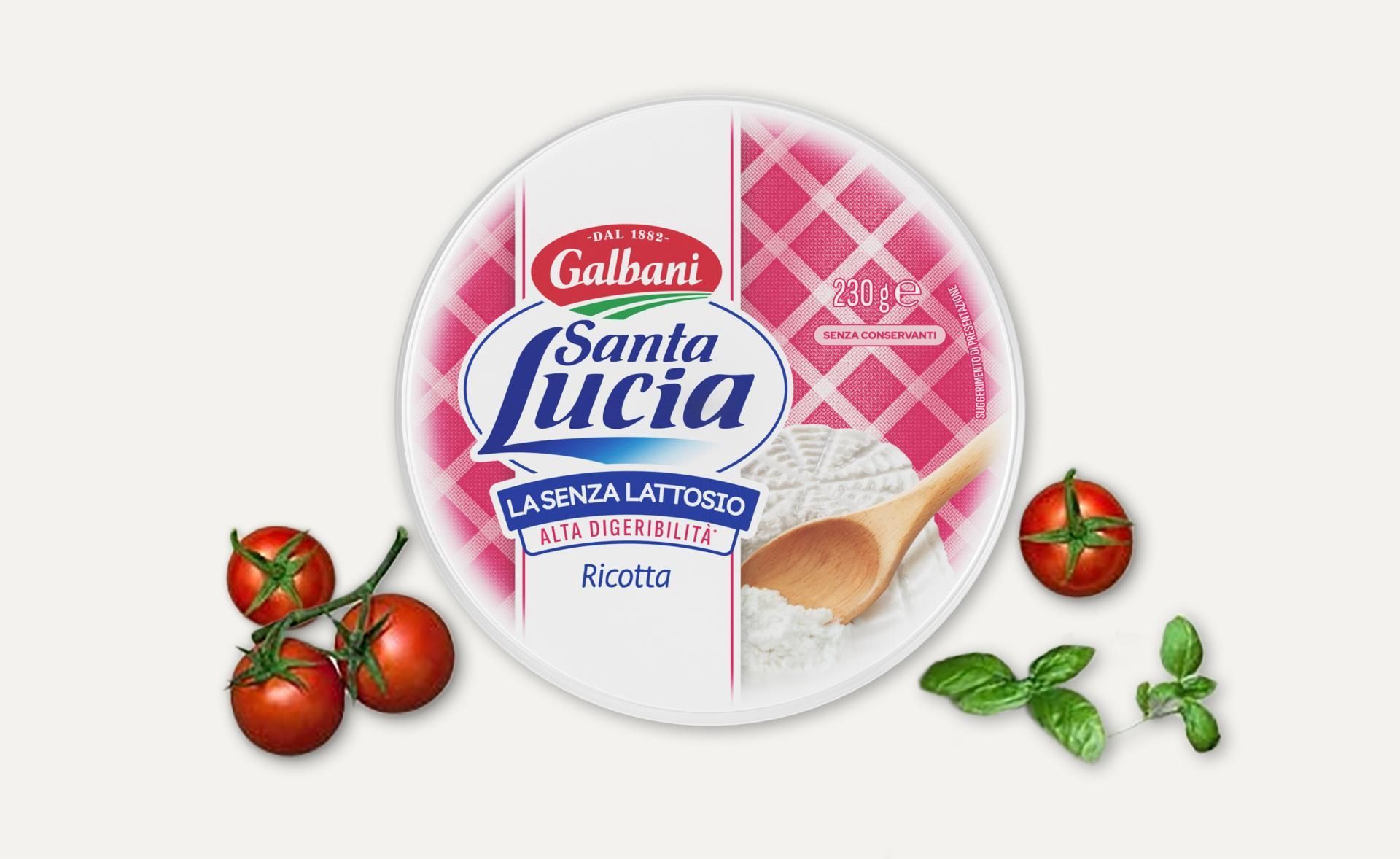 Ricotta senza lattosio Santa Lucia