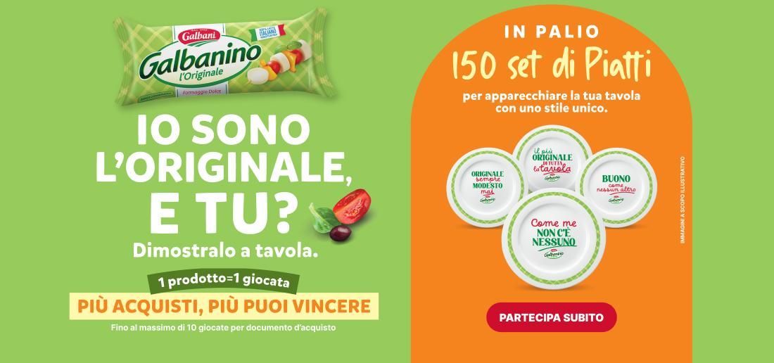 Con Galbanino a tavola vince l’originale