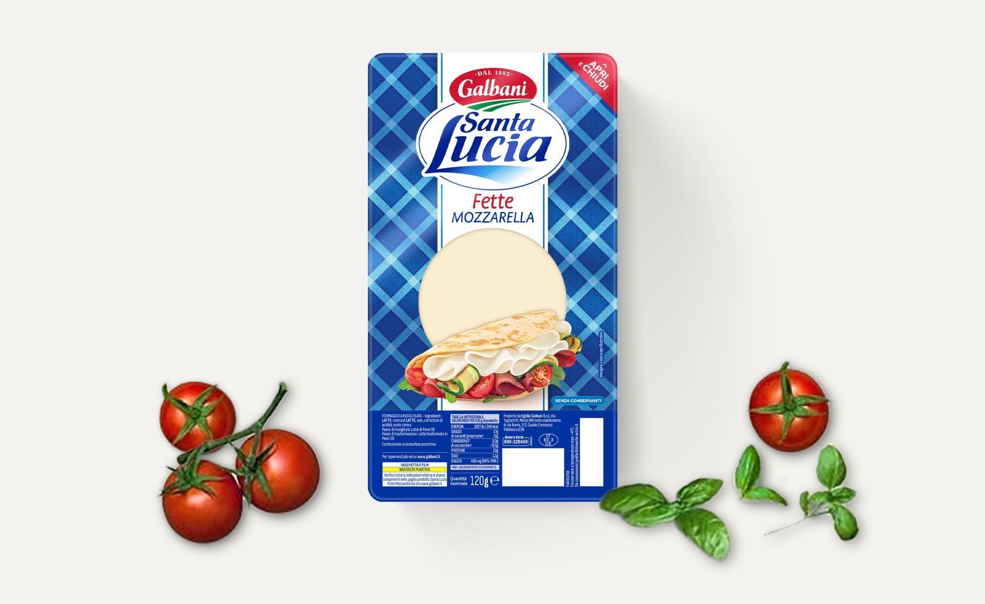 Santa Lucia Fette di Mozzarella