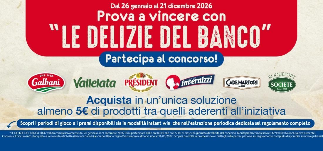 Le delizie del banco 2026