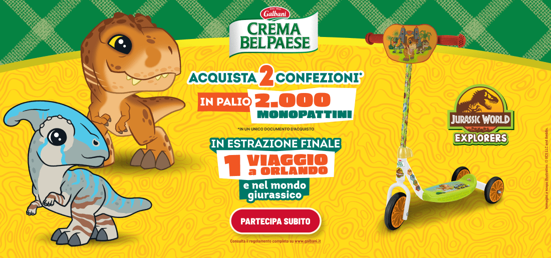 Scopri l’Era Giurassica con Crema Bel Paese