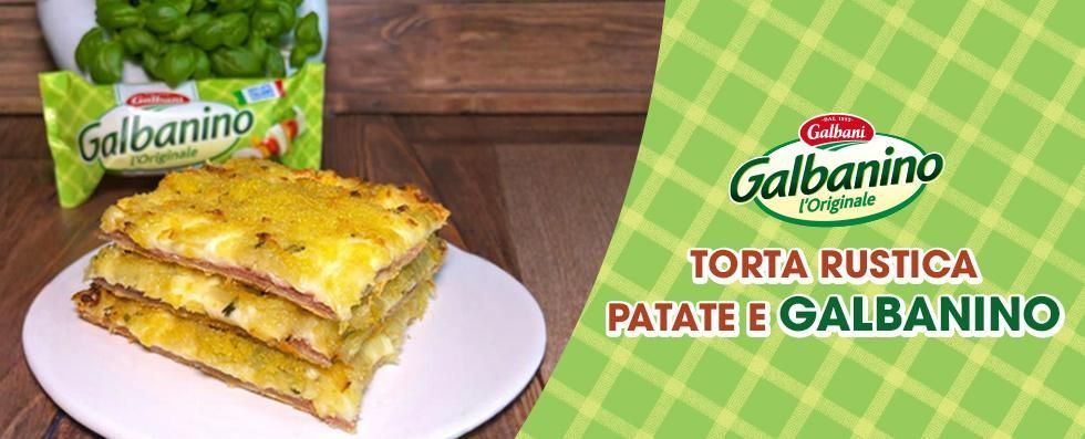Torta rustica patate e Galbanino Torta rustica patate e Galbanino