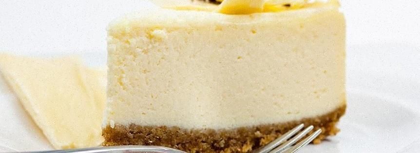 Cheesecake al cioccolato bianco Cheesecake al cioccolato bianco
