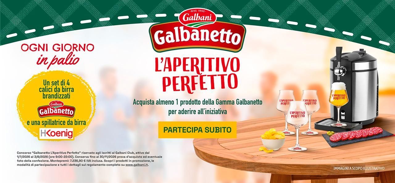 Galbanetto L'Aperitivo Perfetto Galbanetto L'Aperitivo Perfetto