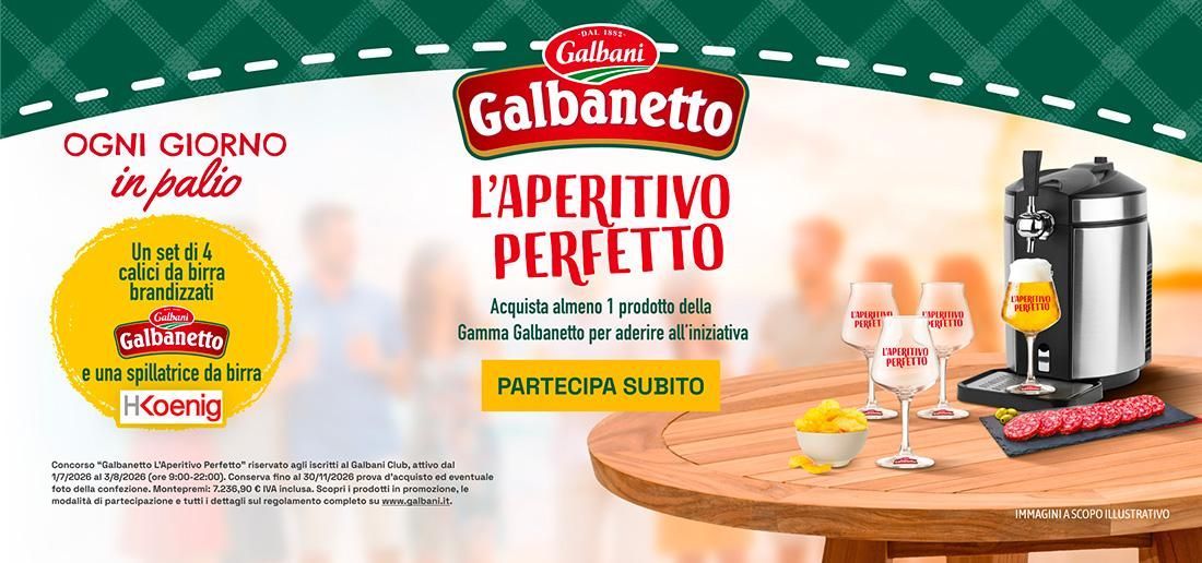 Galbanetto L'Aperitivo Perfetto Galbanetto L'Aperitivo Perfetto