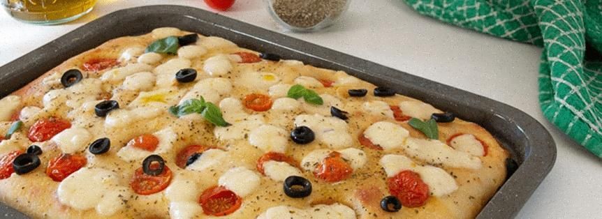 Focaccia pizzata